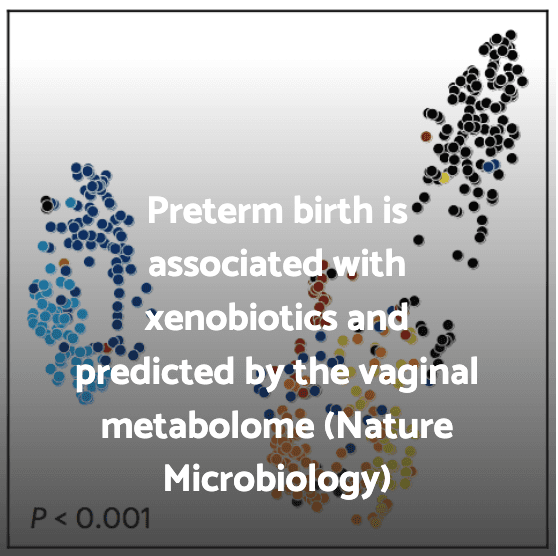 Preterm birth is associated with xenobiotics and predicted by the vaginal metabolome