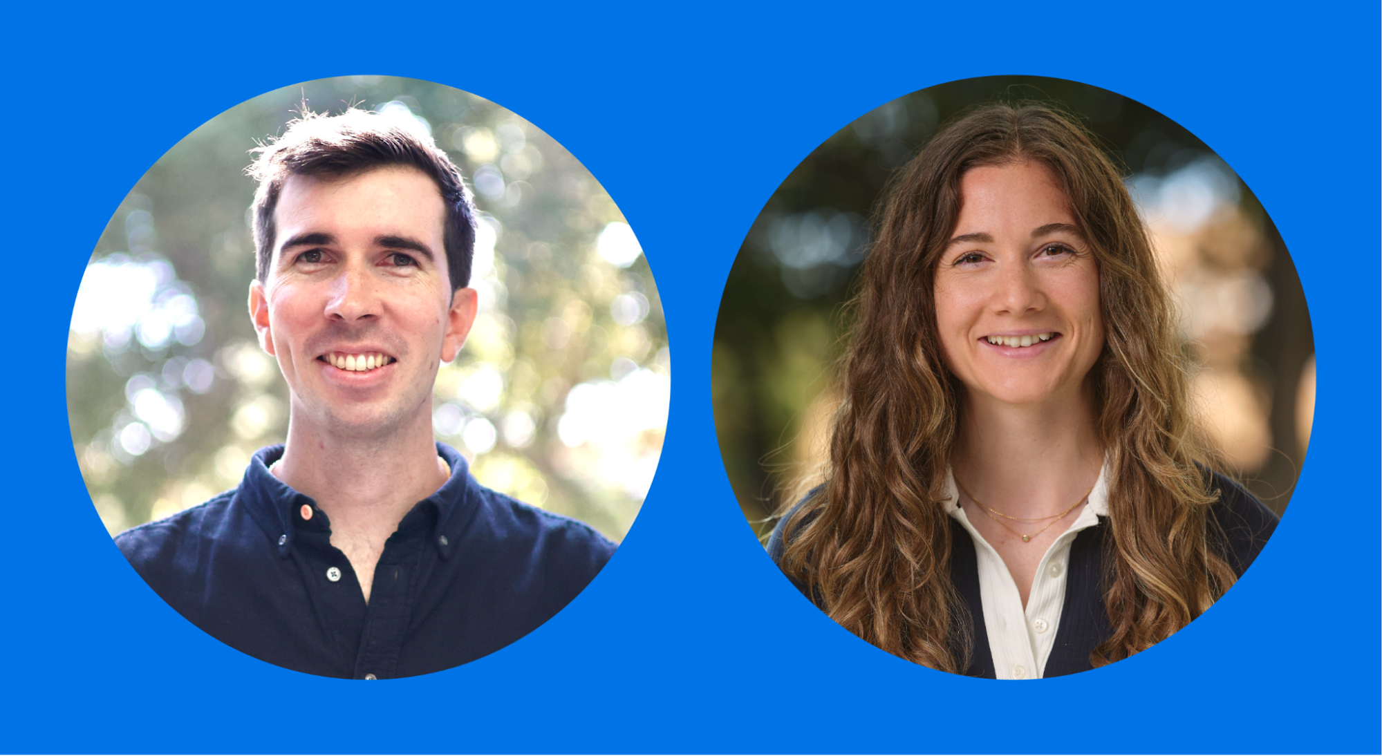 Left: Core Investigator John Pluvinage. (Credit: Hannah Kaile Alforque) Right: Science Fellow Maya Arce. (Credit: Ray Rudolph)