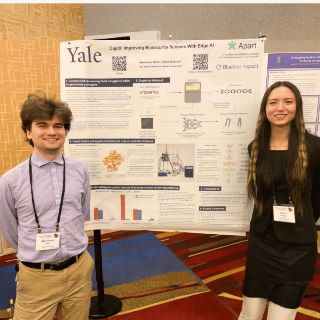 Mackenzie Noon and Grace Oualline of Team Reilly Lab
